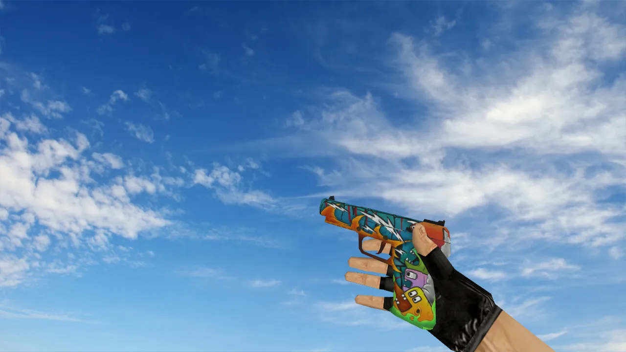 Скриншот Модель «Five-Seven Разъярённая толпа» для CS 1.6 - Скачай сейчас!