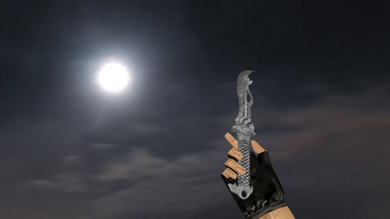 Скриншот Модель ножа «Far Cry Knife» v_model для CS 1.6: p_ и w_ файлы, звук, анимация осмотра и текстуры