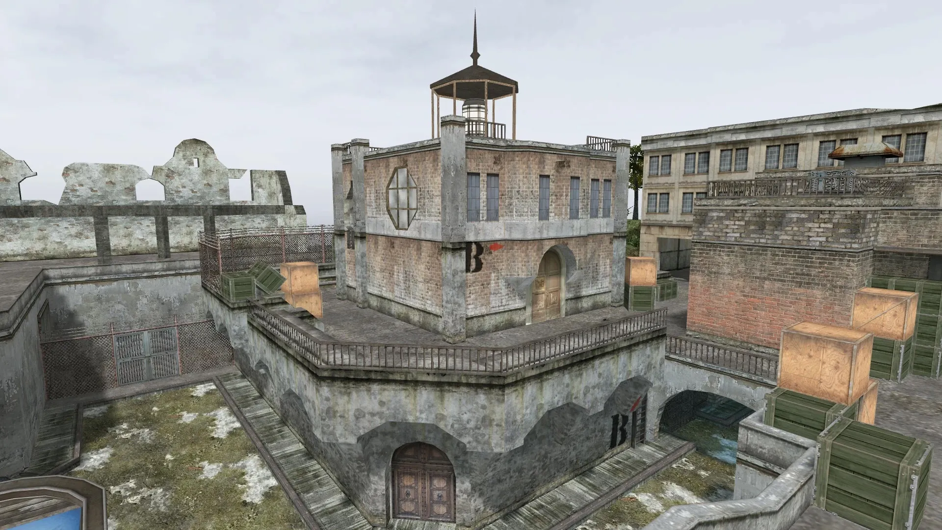 Скриншот  de_alcatraz_cso для CS 1.6: подробный гайд по точкам, раундам и настройкам сервера