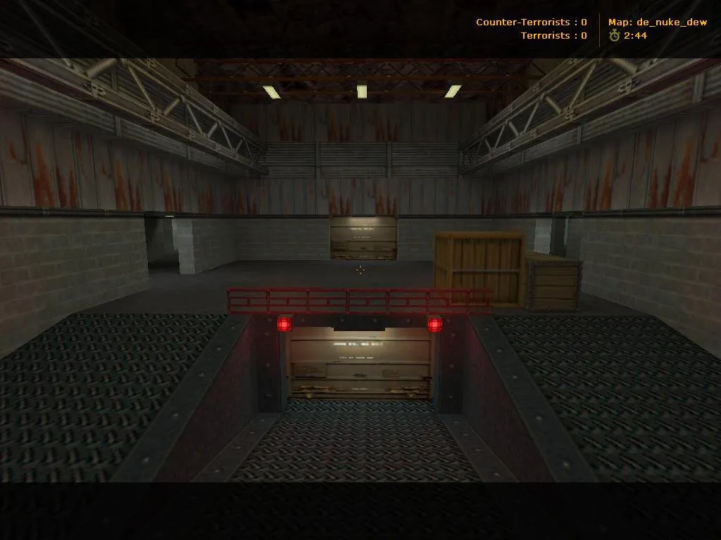 Скриншот  Карта de_nuke_dew для CS 1.6 - Тактика и Обзор