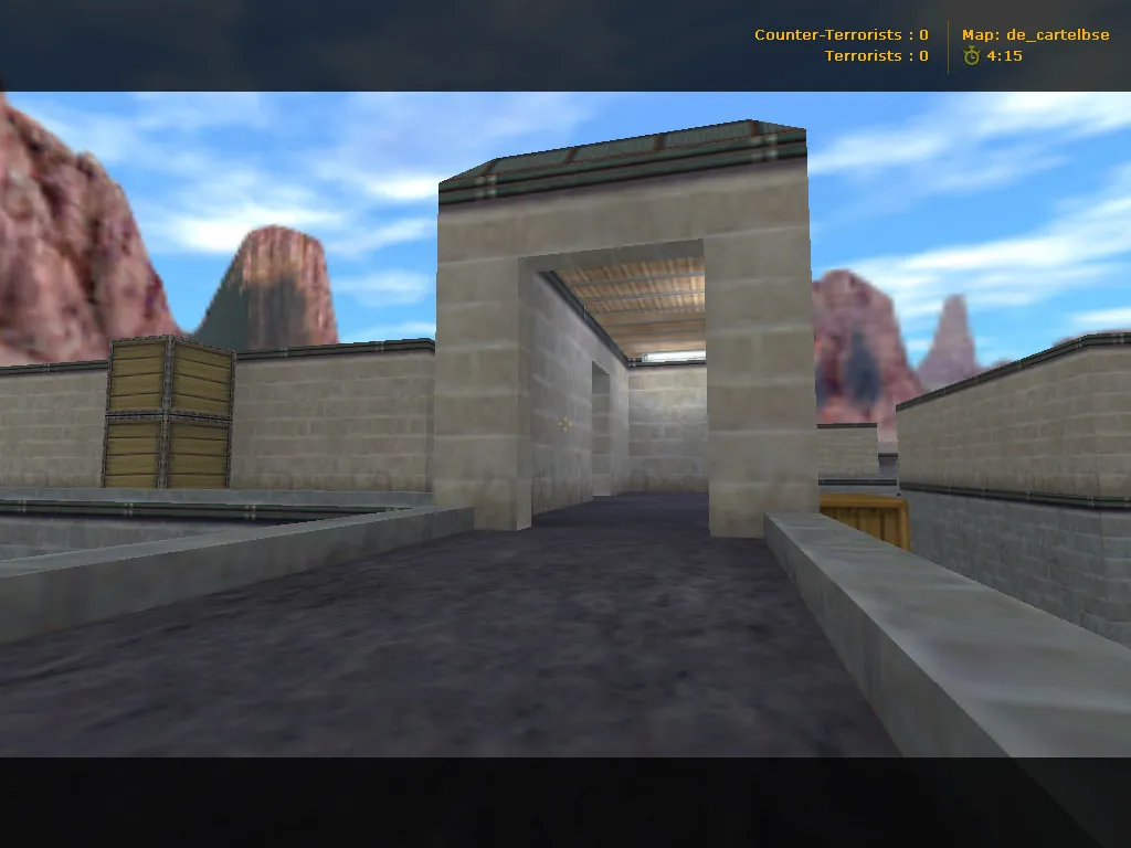 Скриншот Карта de_cartelbse для CS 1.6: баланс сторон, точки под раунд и оптимизация wpoly/epoly