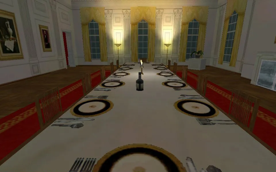 Скриншот Карта de_whitehouse для CS 1.6 - Тактики и особенности