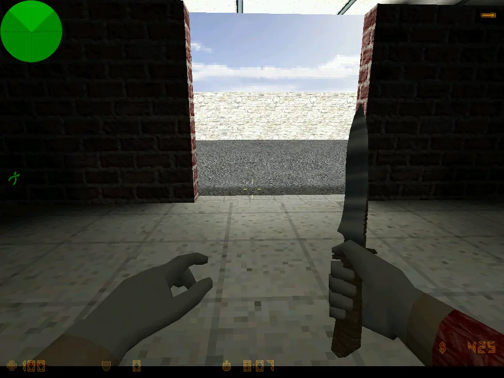 Скриншот  Карта de_destroy для CS 1.6: точки, маршрут, .nav для ботов, оптимизация wpoly/epoly