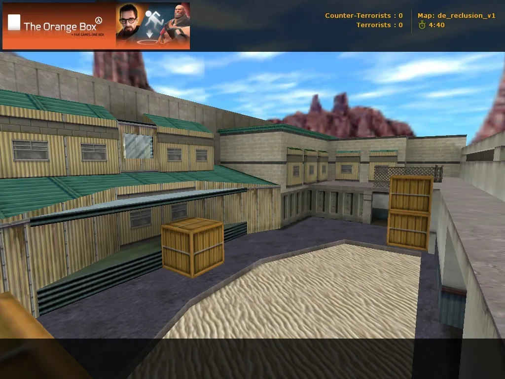 Скриншот  Карта de_reclusion_v1 для CS 1.6: подробное описание и особенности