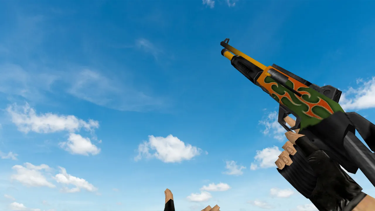 Скриншот Модель Default XM1014 «Горелка Теклу» для CS 1.6