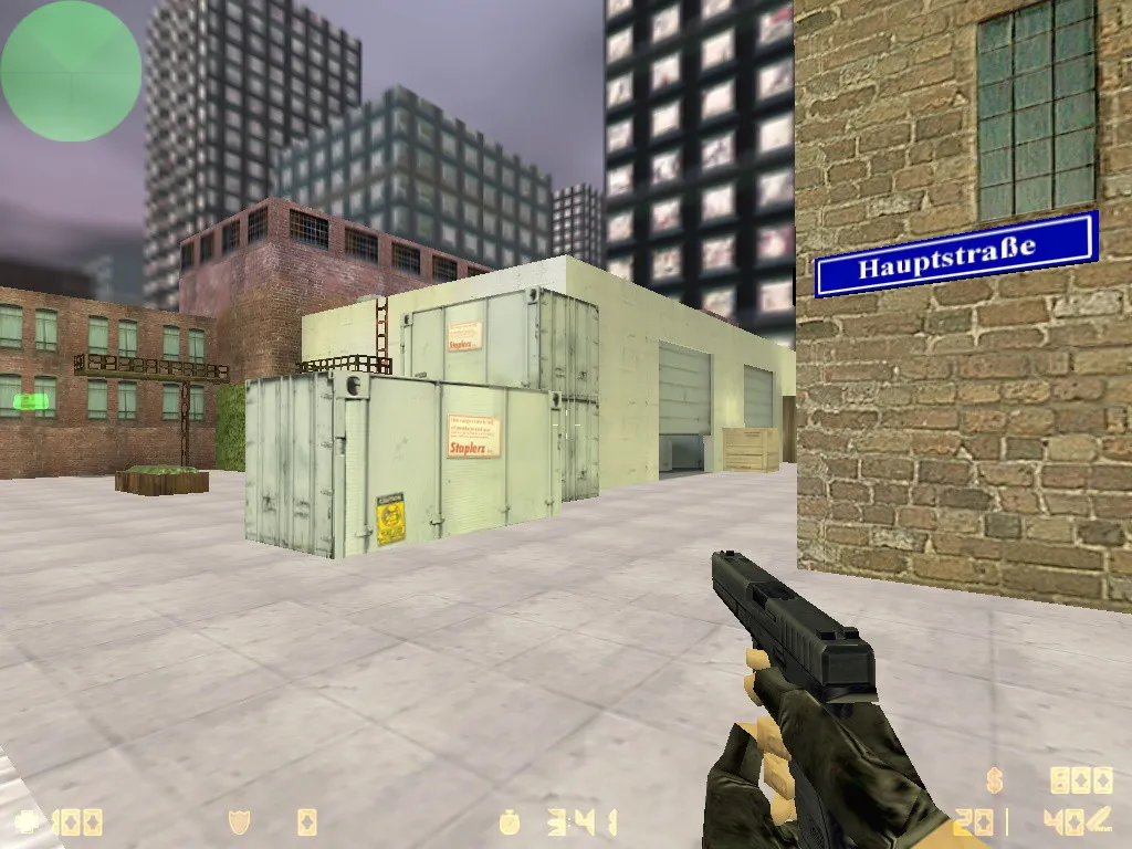 Скриншот  Карта de_castordepot для CS 1.6: точки, маршруты, оптимизация, .nav и баланс сторон