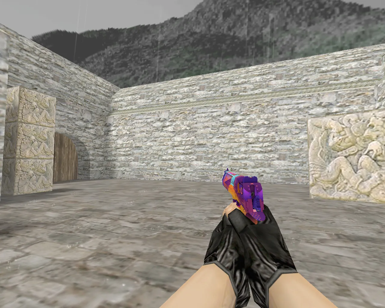 Скриншот Пак скинов «Хищные воды» (Riptide) для CS 1.6: модели v_, p_, w_, звук, анимация осмотра и качество текстур