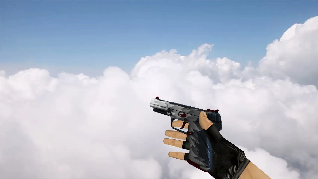 Скриншот Модель «Five-Seven White Fang» для CS 1.6 - Качество и Эстетика