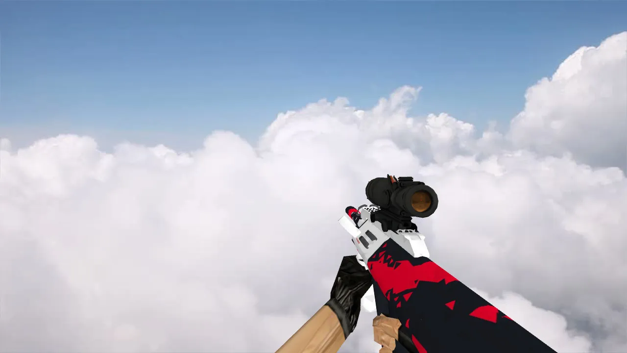 Скриншот Модель AUG Q Sport для CS 1.6 - Уникальный скин