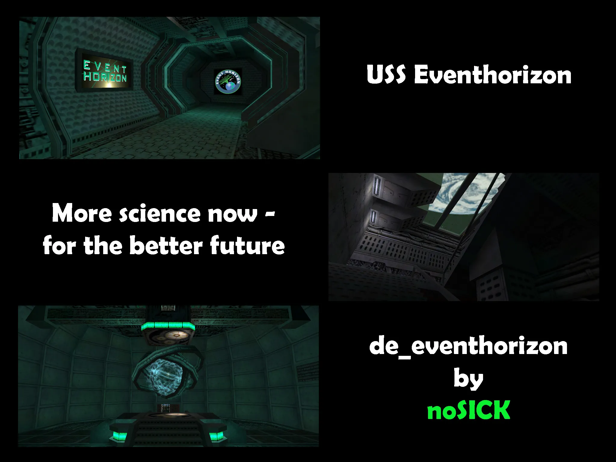 Скриншот  de_eventhorizon для CS 1.6: тактика сторон, .nav для ботов, оптимизация wpoly/epoly и баланс спавнов