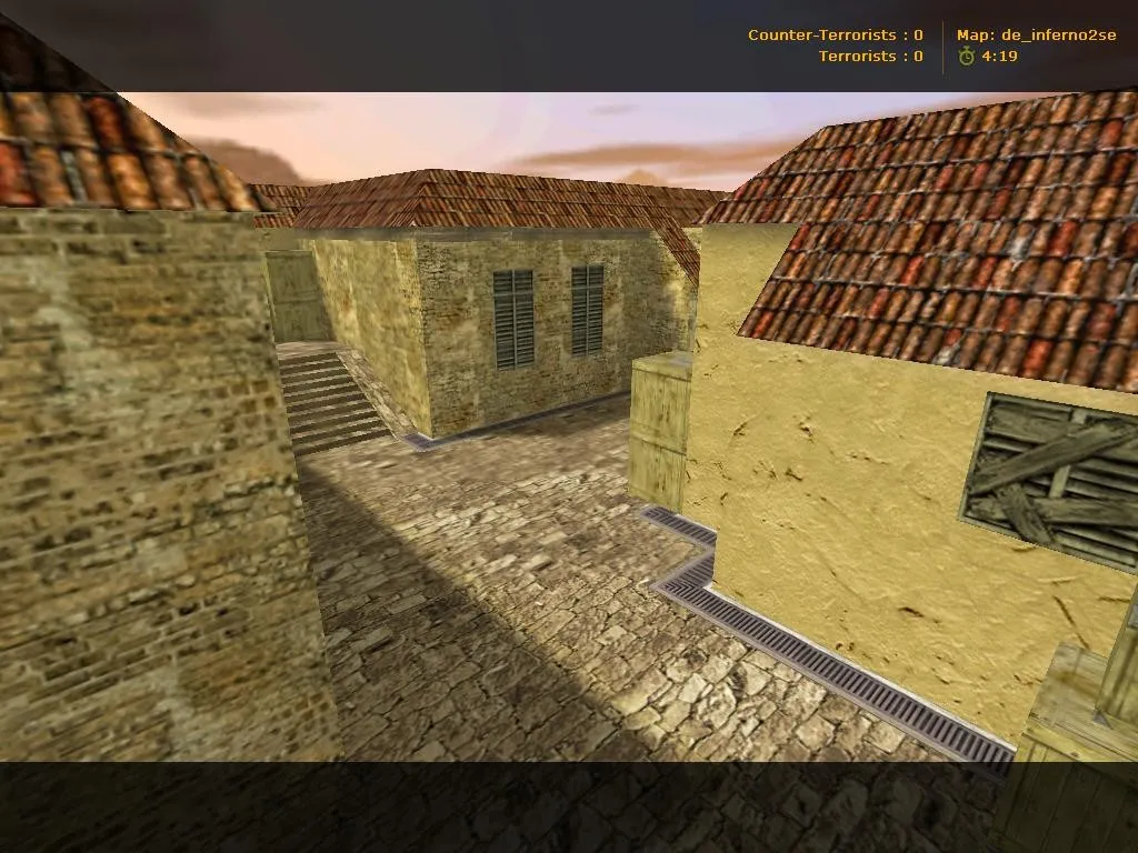 Скриншот  Карта de_inferno2se для CS 1.6: детальный обзор и тактики