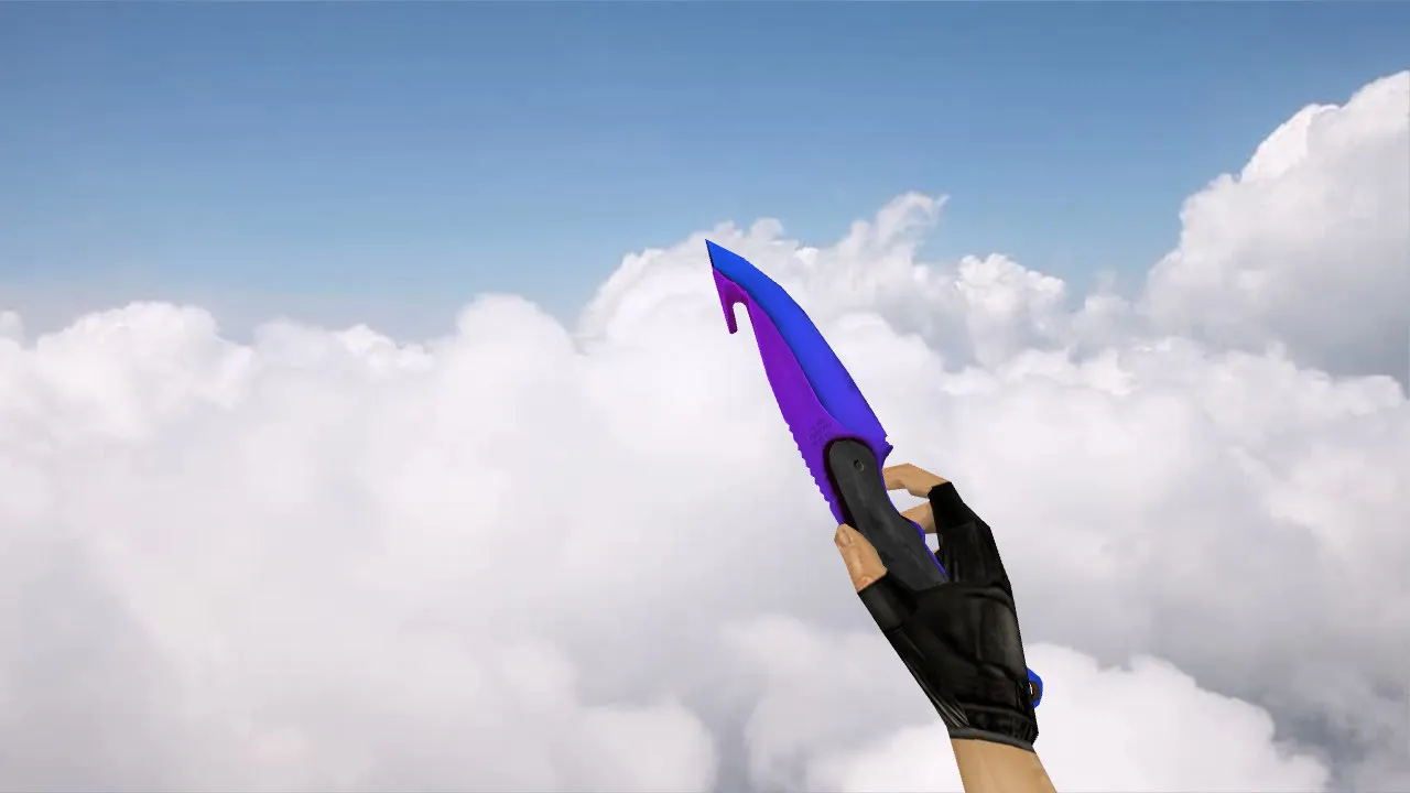 Скриншот Модель «Gut Knife Redux» v_knife для CS 1.6: анимация осмотра, звуки, текстуры, точная модель и настройка под сервер