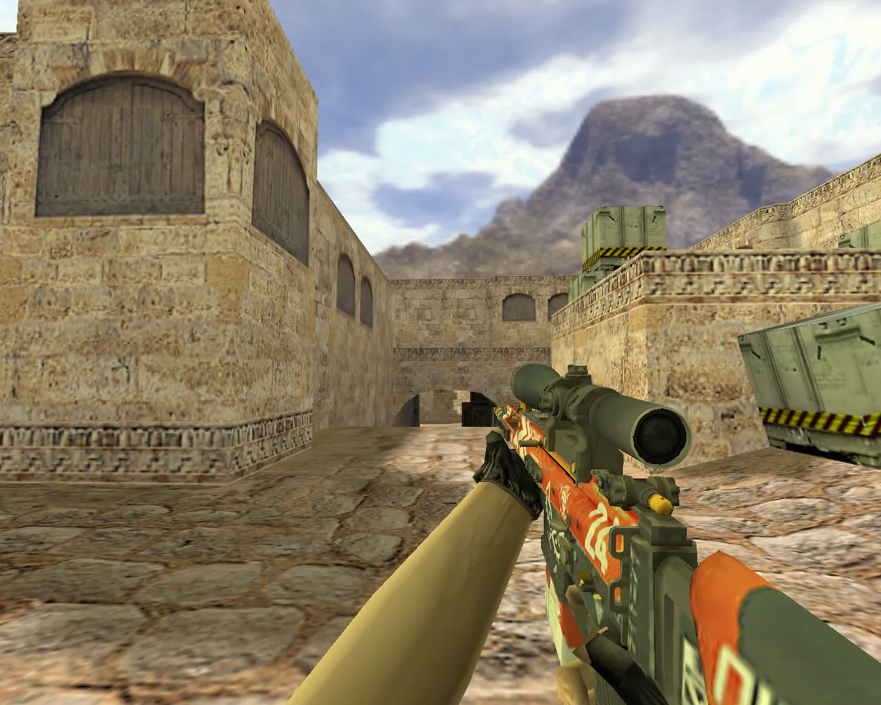 Скриншот Модель SCAR Кровавый спорт для CS 1.6 - Уникальное оружие