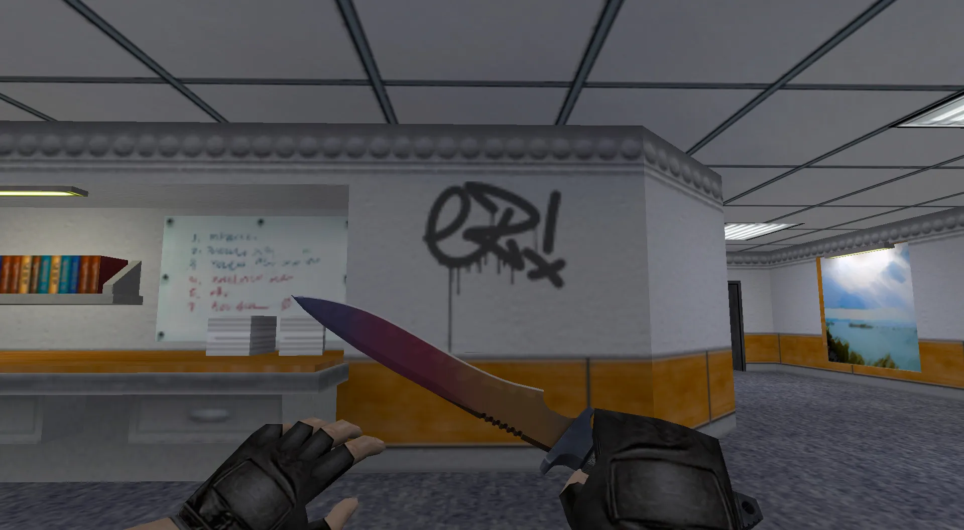 Скриншот  Граффити «Курочка» для CS 1.6 - Уникальный стиль из CS:GO