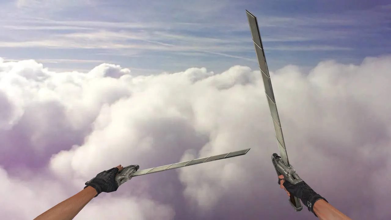 Скриншот Модель «Snap Blade» для CS 1.6: нож v_ и p_ модели, анимация осмотра, звуки и качество текстур