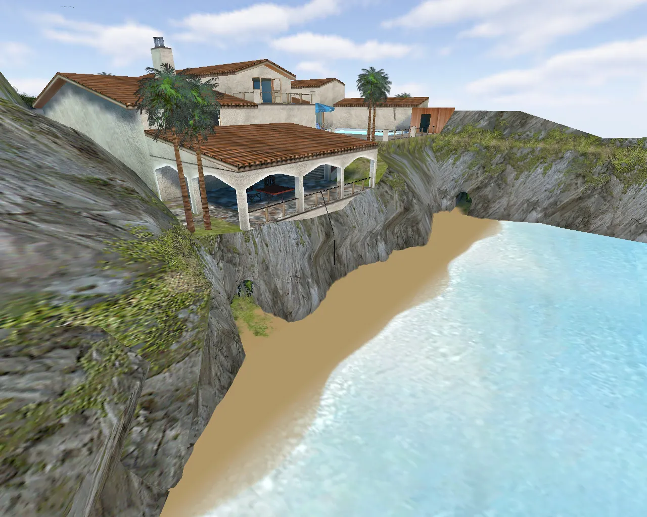 Скриншот  Карта cs_bikini для CS 1.6: точки, маршруты, баланс сторон и настройка ботов