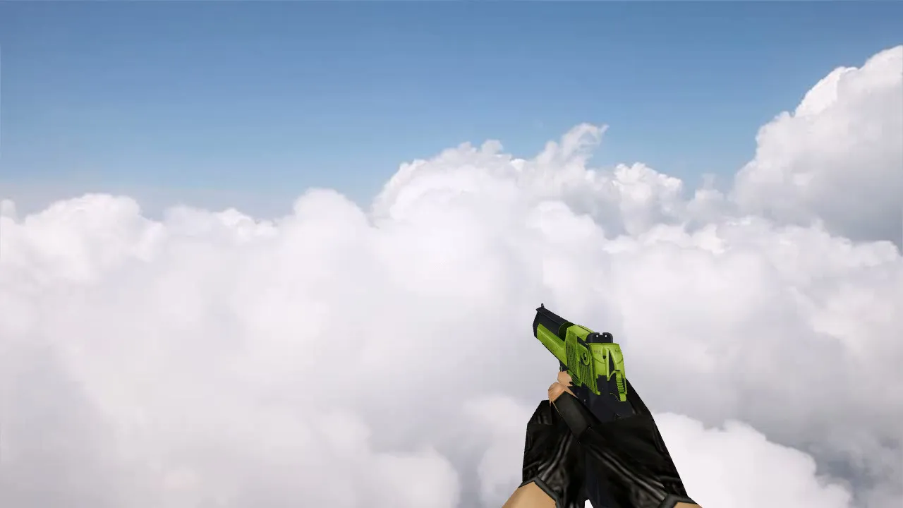 Скриншот Модель «Deagle Green Boost» для CS 1.6 - Погружение в игровой процесс