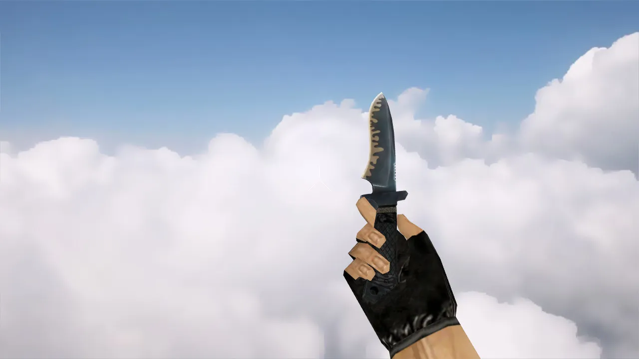 Скриншот Модель «Классический нож | Vanilla» v_ knife для CS 1.6: p_ и w_ файлы, звуки, анимации осмотра