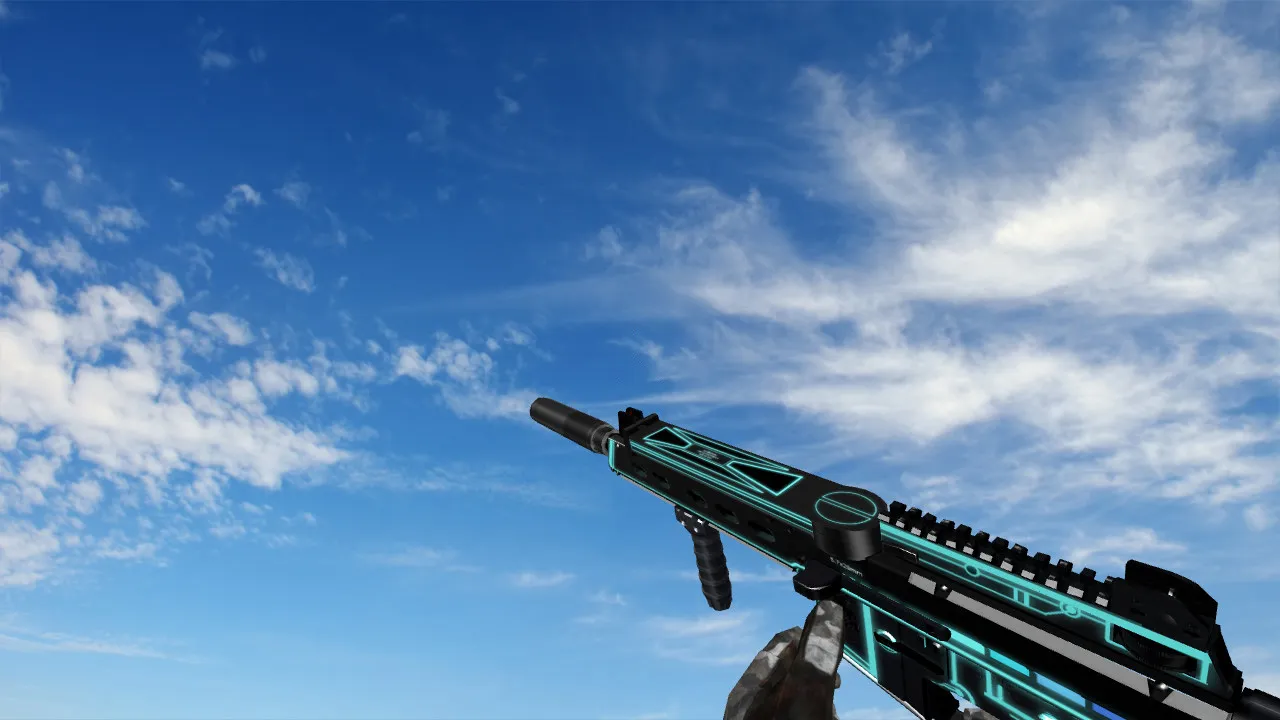 Скриншот Модель «TRON AR57» для CS 1.6 - Качественная замена P90