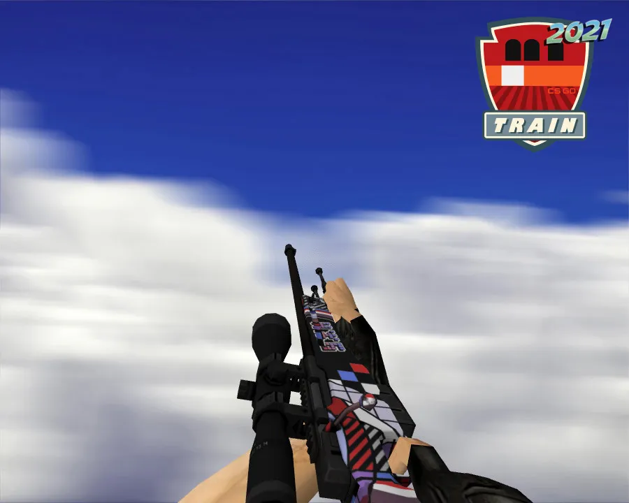 Скриншот AWP | Поп-AWP (POP AWP) для CS 1.6 - Уникальный скин для снайперки