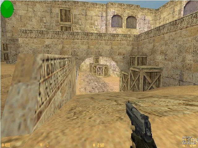 Скриншот  de_crazydust2 для CS 1.6: карта, точки, тактика, .nav, wpoly/epoly и установка без риска