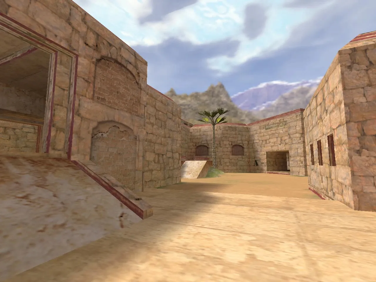 Скриншот  Карта de_fallow для CS 1.6: тактика за CT/T, точки, маршруты, .nav и оптимизация