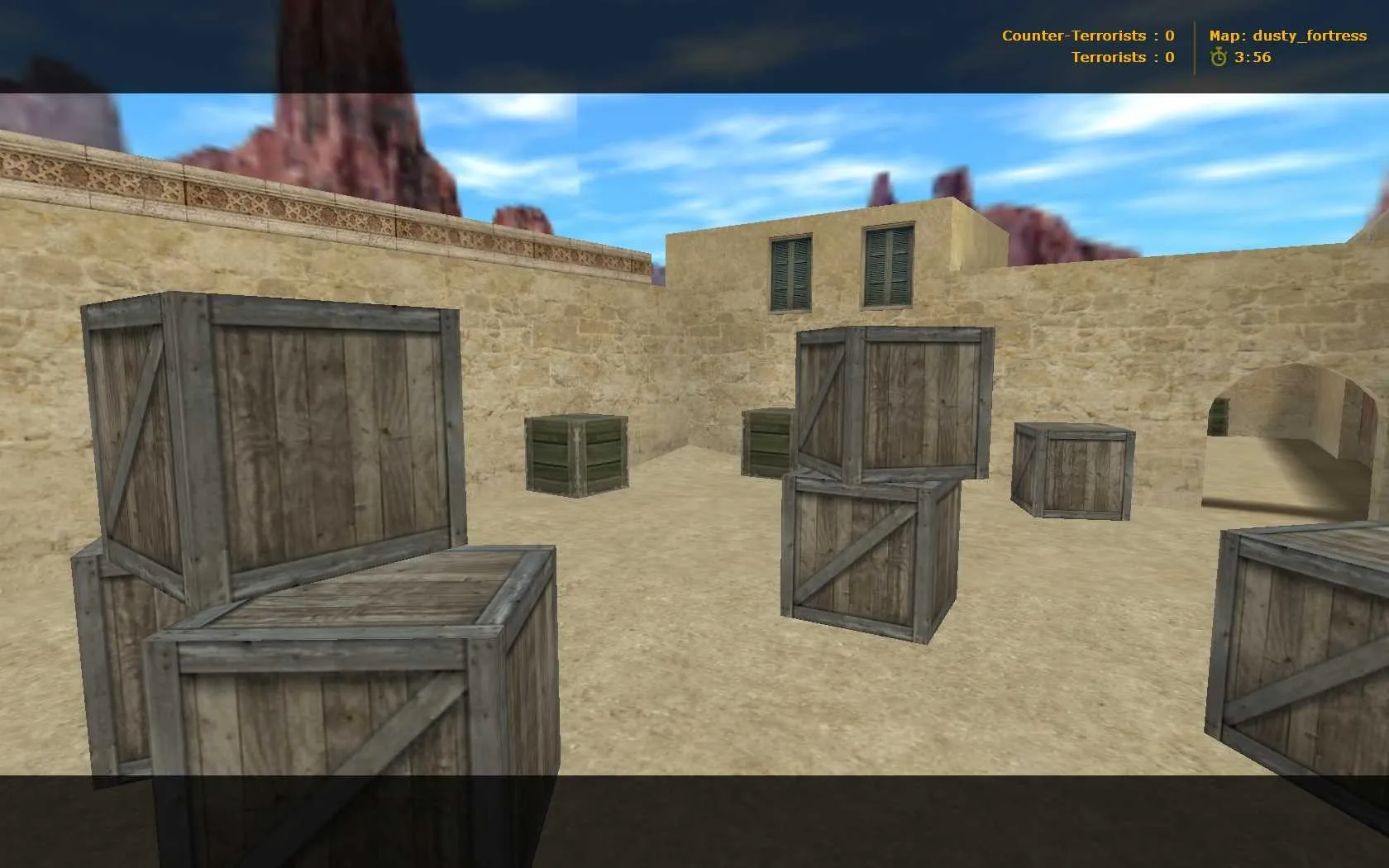 Скриншот  Карта dusty_fortress для CS 1.6: Тактика и особенности