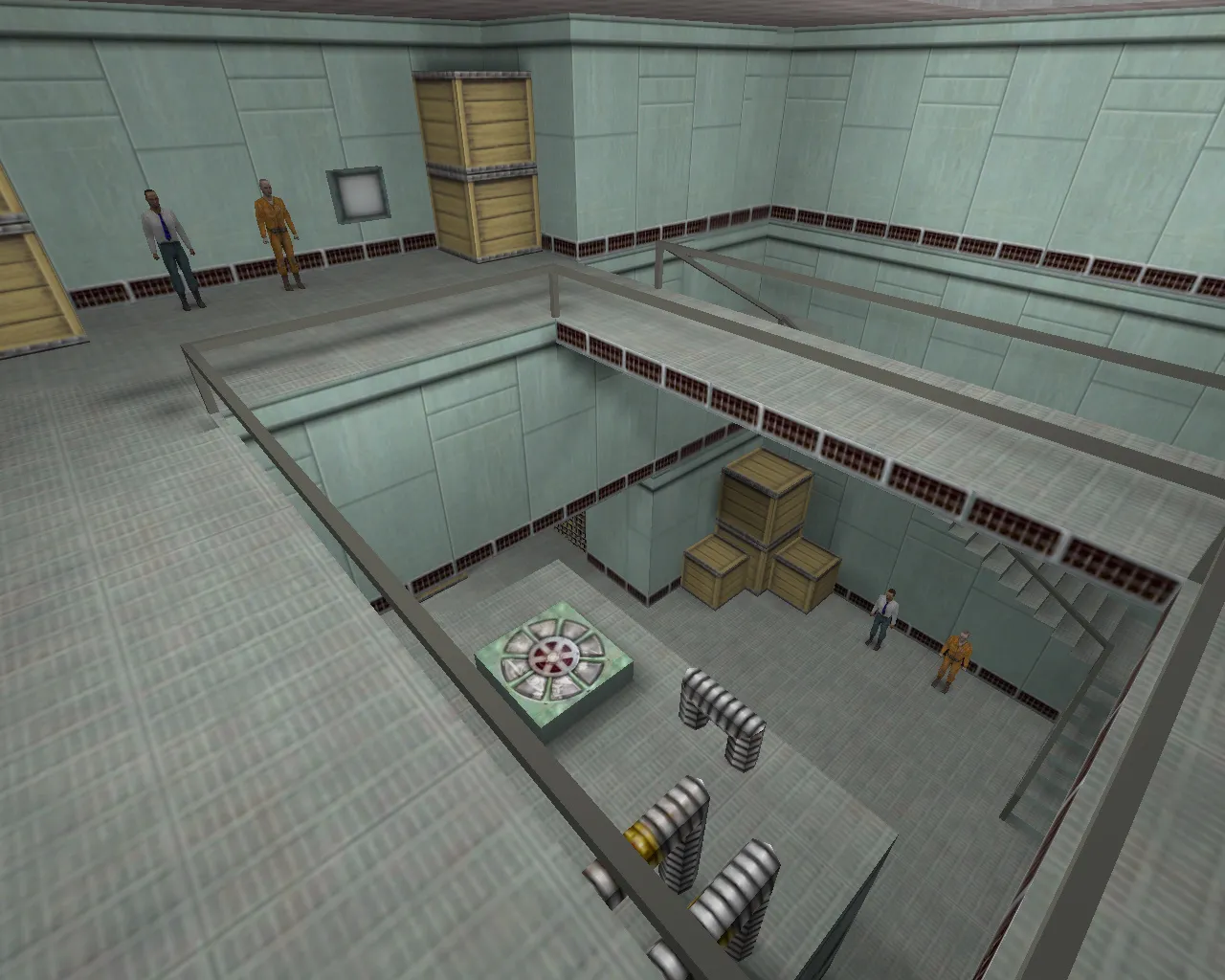 Скриншот  cs_assault_shadow — карта для CS 1.6: баланс сторон, точки, .nav и оптимизация wpoly/epoly