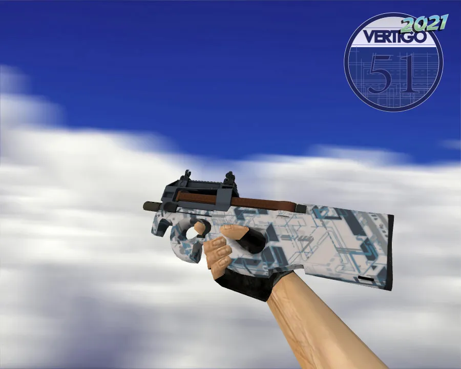 Скриншот P90 | Схематика (Schematic) для CS 1.6 - Модели оружия