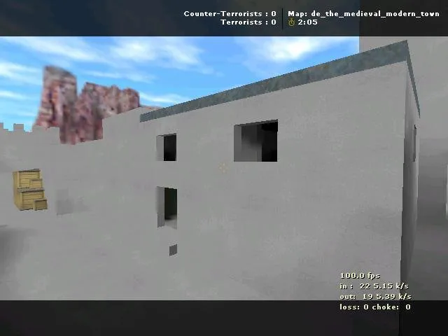 Скриншот Карта de_the_medieval_modern_town для CS 1.6 - Скачать и Играйте