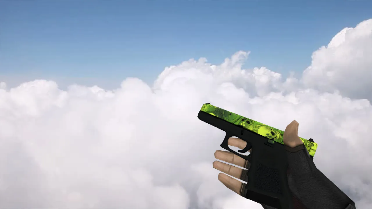 Скриншот Модель «Glock Ядерный сад» для CS 1.6 - качественные текстуры и звук