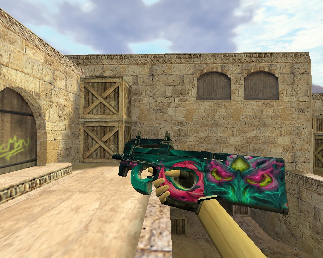 Скриншот Модель «P90 Дух ярости» для CS 1.6