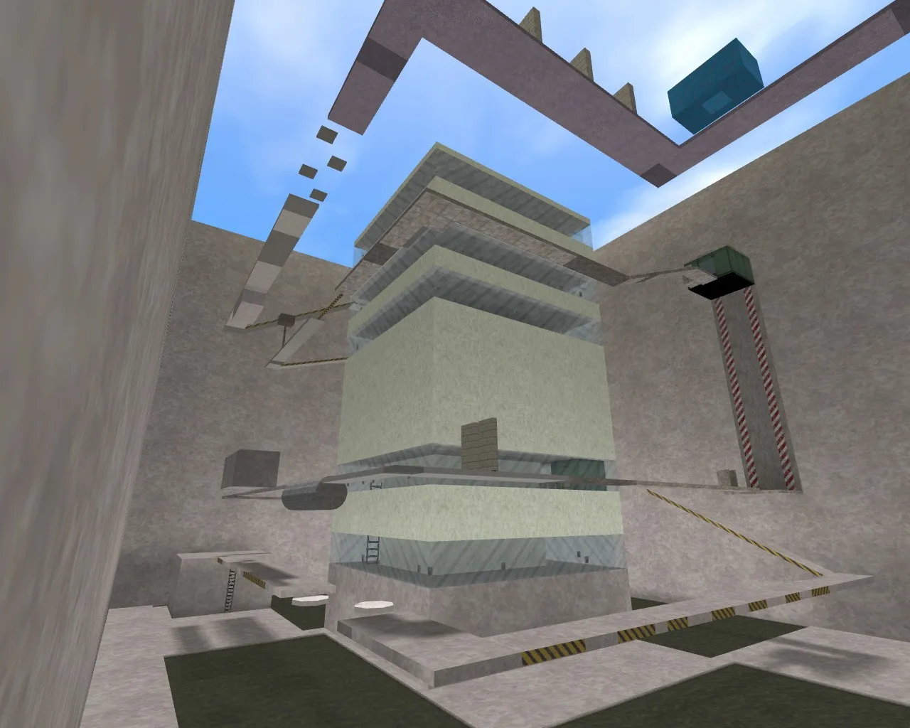 Скриншот  deathrun_waterlevel_final для CS 1.6: карта deathrun, точки, маршруты, .nav и оптимизация