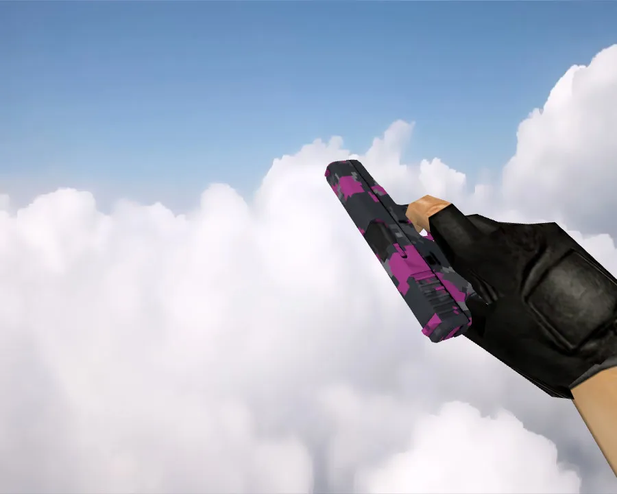 Скриншот Glock-18 с скином «Розовый» для CS 1.6 | Модели оружия