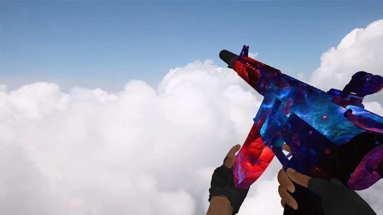 Скриншот Модель M4A4 Space Spiral v_m4a1 в CS 1.6: звуки, анимация осмотра, качество текстур и настройка