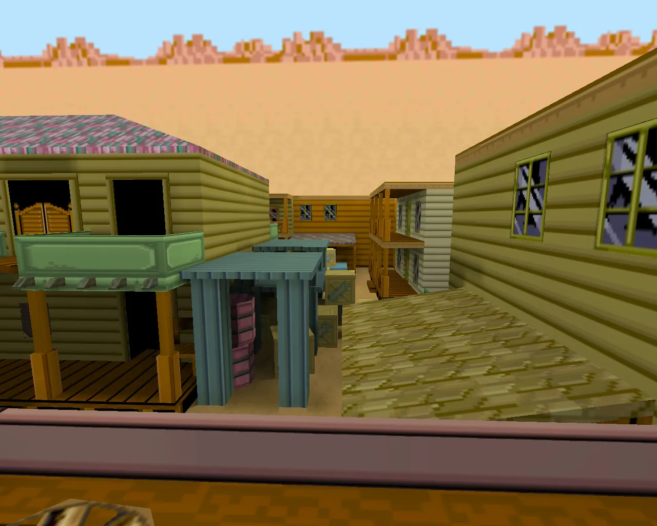 Скриншот  FY карта fy_sunsetriders для CS 1.6: точки для заходов, правила, .nav для ботов и оптимизация