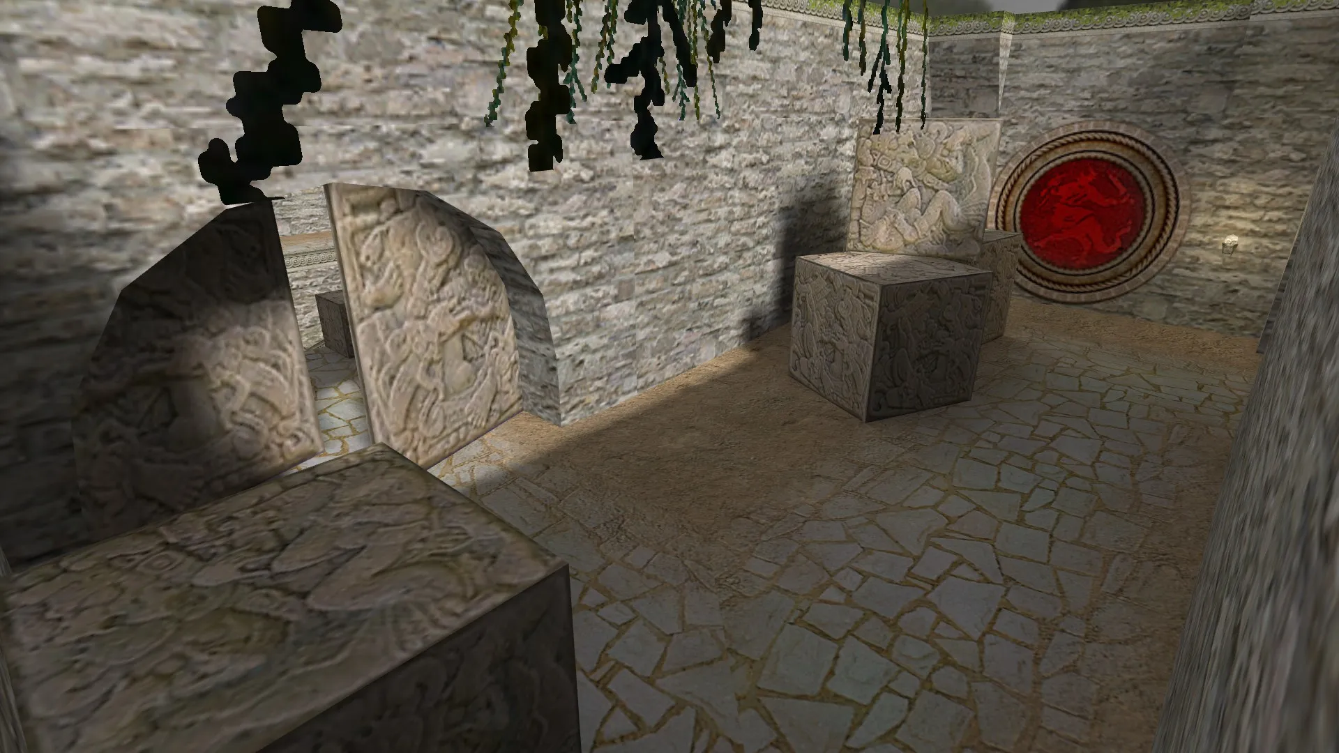 Скриншот  de_aztec3 для CS 1.6: тактика за CT и T, точки, .nav для ботов и оптимизация карты