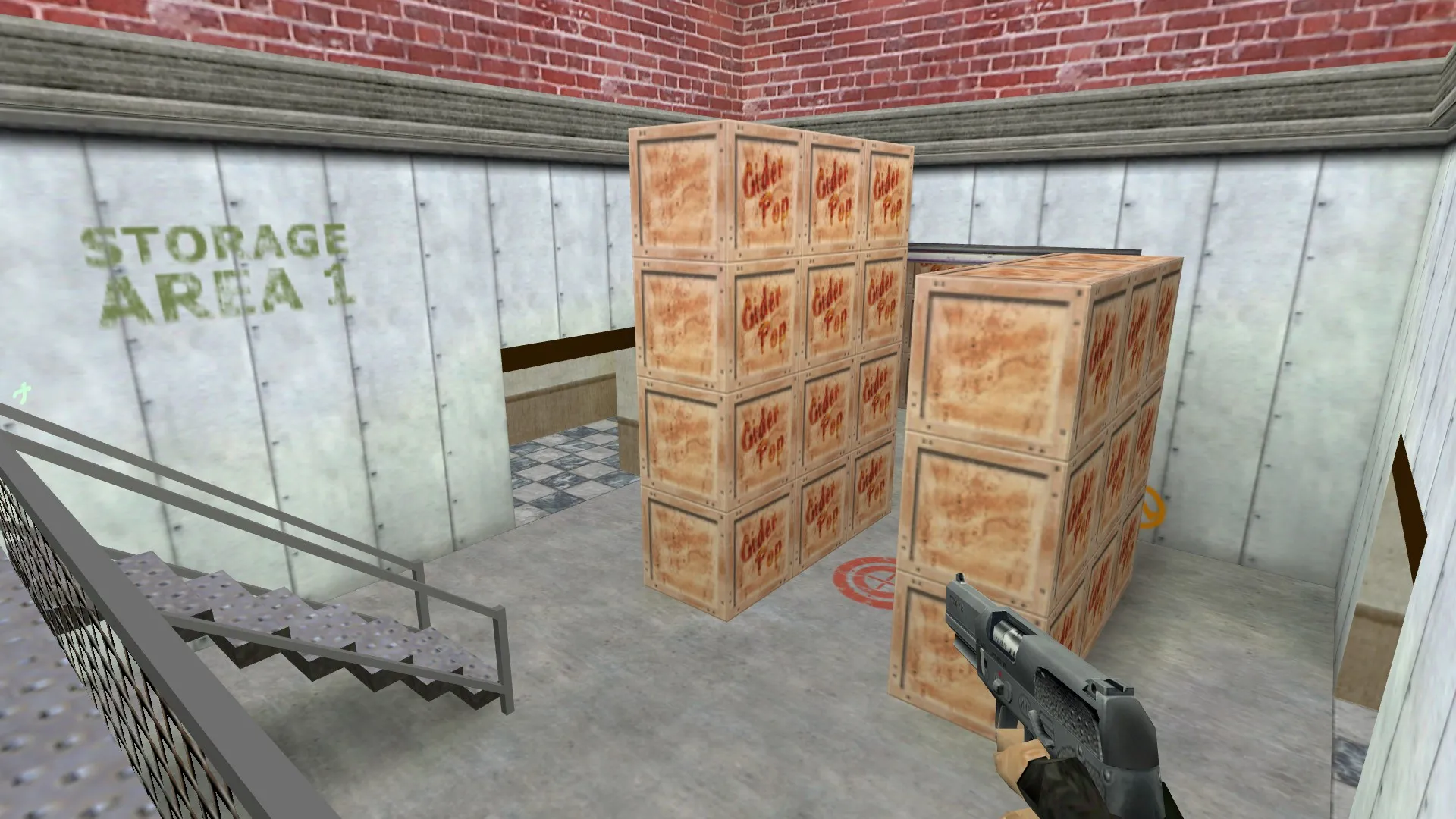 Скриншот  Карта «de_pophouse» для CS 1.6: тактика и особенности