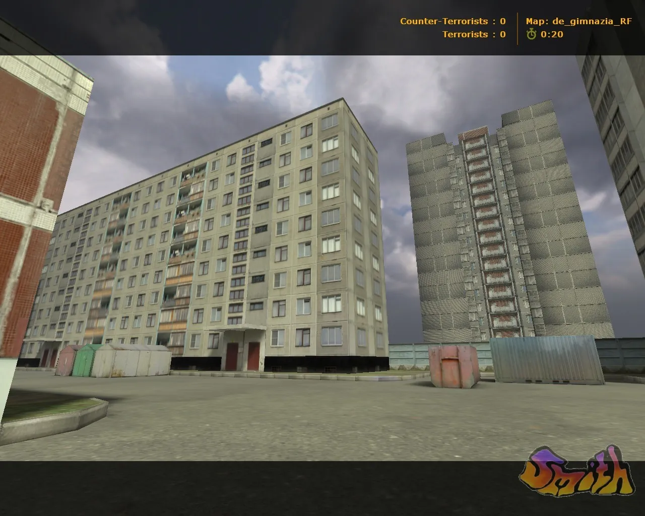 Скриншот  de_gimnazia_rf — карта для CS 1.6: точки, раунды, баланс сторон и оптимизация под FPS