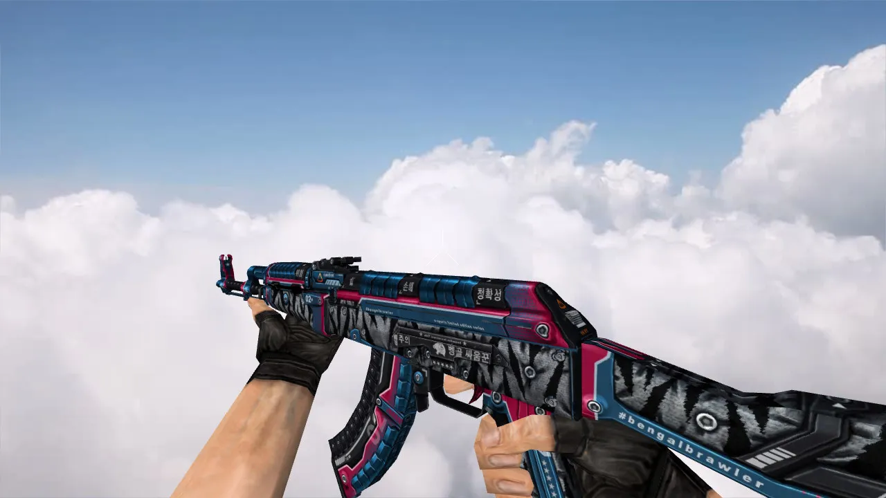 Скриншот Модель «AK-47 Bengal Brawler» для CS 1.6 – Уникальный стиль