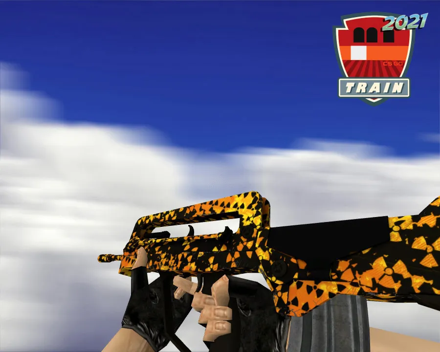 Скриншот  Пак скинов Train 2021 для CS 1.6: M4A4, Glock, AWP, Nova, Tec-9 и другие модели v_/p_/w_ с заменой текстур