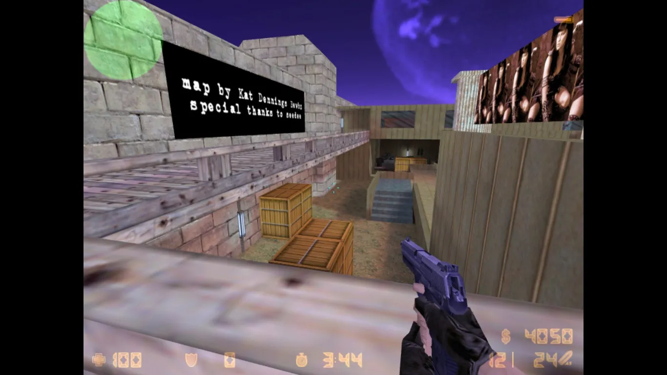 Скриншот  Карта «de_beernbewbz» для CS 1.6: тактика за CT и T, точки, .nav, оптимизация wpoly/epoly