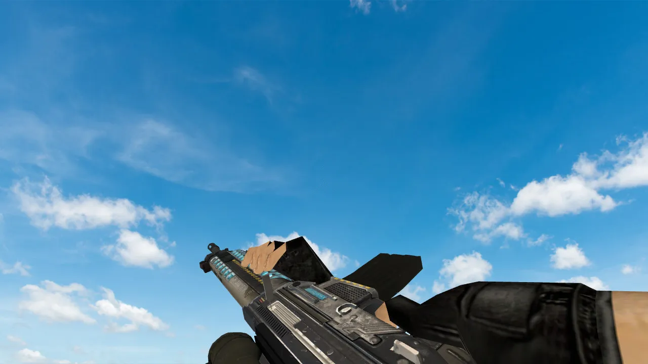 Скриншот Модель «SG 553 Gauss Rifle» для CS 1.6 - Качество и Уникальность