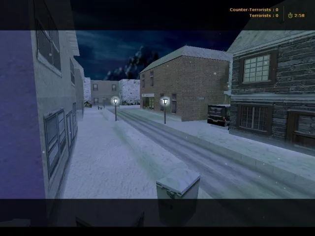 Скриншот  Карта de_xmasvillage_b1 для CS 1.6 - Зимняя Тактика и Стратегия