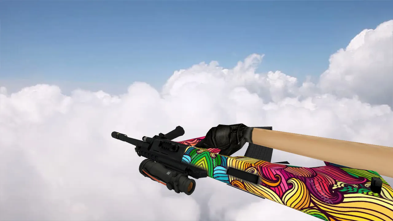 Скриншот Скачать модель AUG Nathlose для CS 1.6 - улучшение игрового опыта