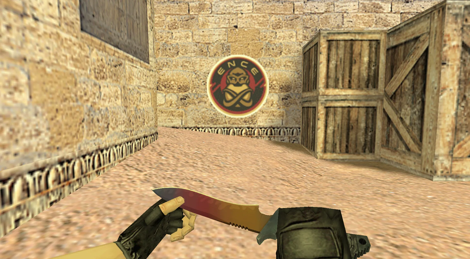 Скриншот Граффити ENCE eSports Logo для CS 1.6 - Погрузитесь в мир киберспорта