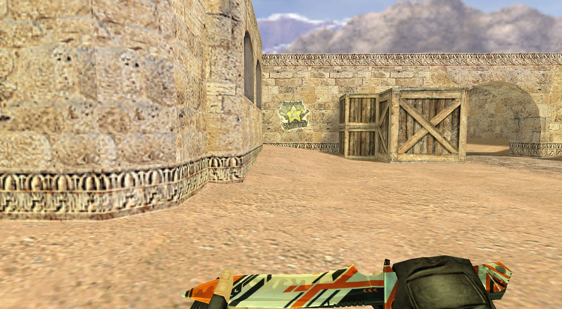 Скриншот Граффити «Возвращение падающей звезды» для CS 1.6 - Уникальный стиль