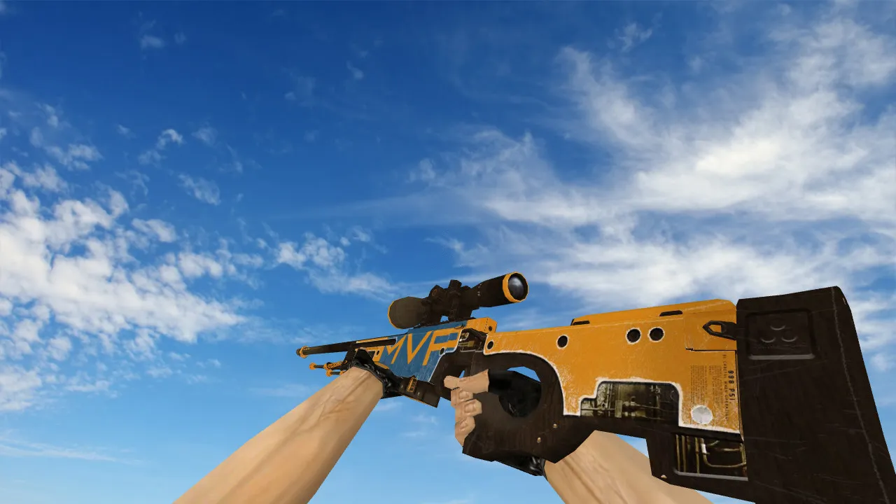 Скриншот Модель AWP MVP для CS 1.6 - Идеальный выбор для снайперов