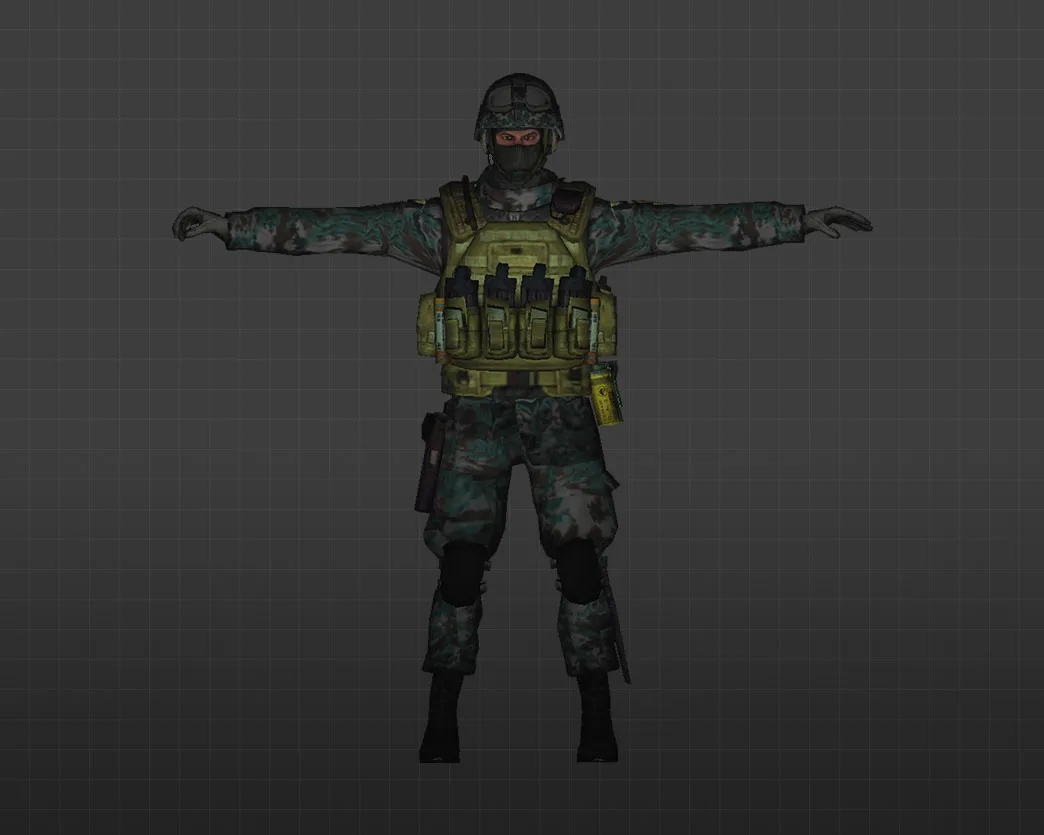 Скриншот Модель «Лесные забияки» для CS 1.6 - Уникальный скин для игроков