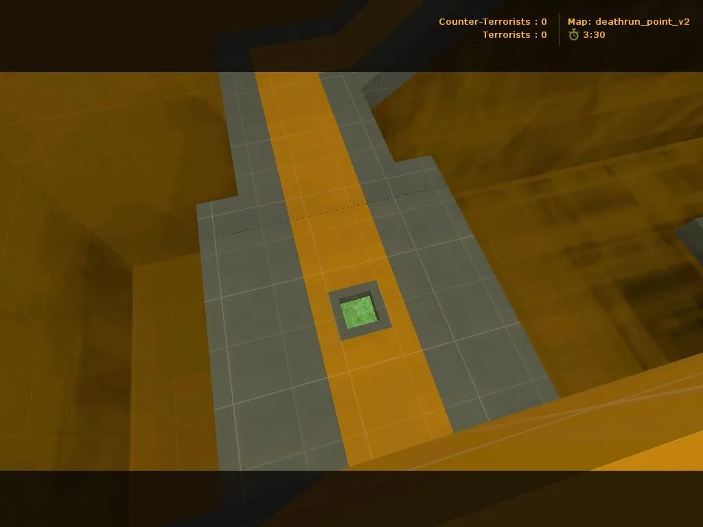 Скриншот  deathrun_point_v2 для CS 1.6: карта deathrun, точки, маршруты и запуск без проблем